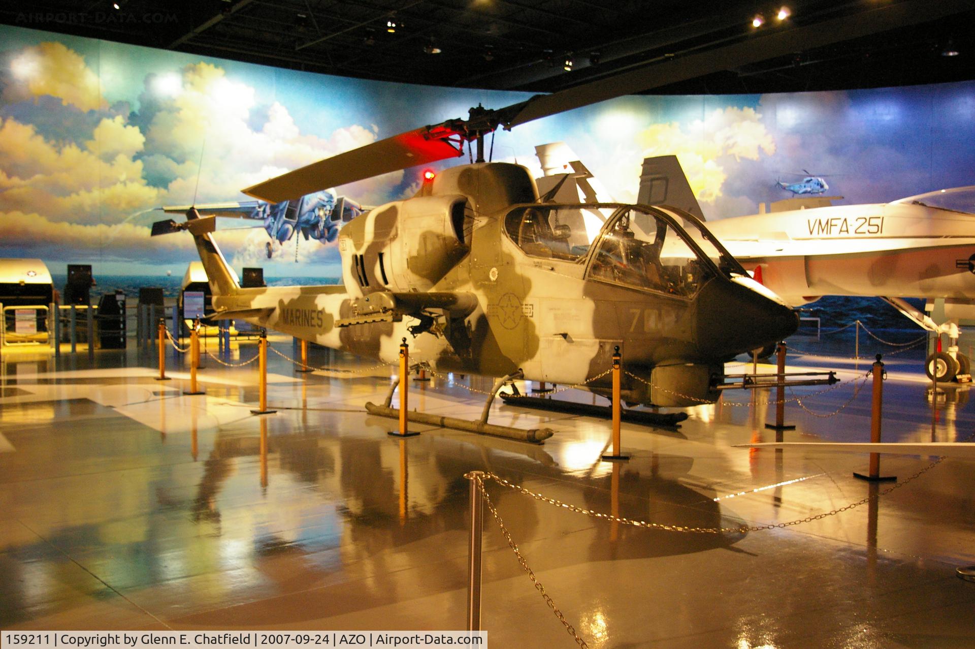 159211, Bell AH-1J Sea Cobra C/N 26051, AH-1J at the Kalamazoo Aviation History Museum