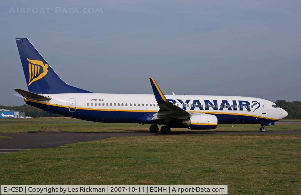 EI-CSD, 1999 Boeing 737-8AS C/N 29919, Ryanair