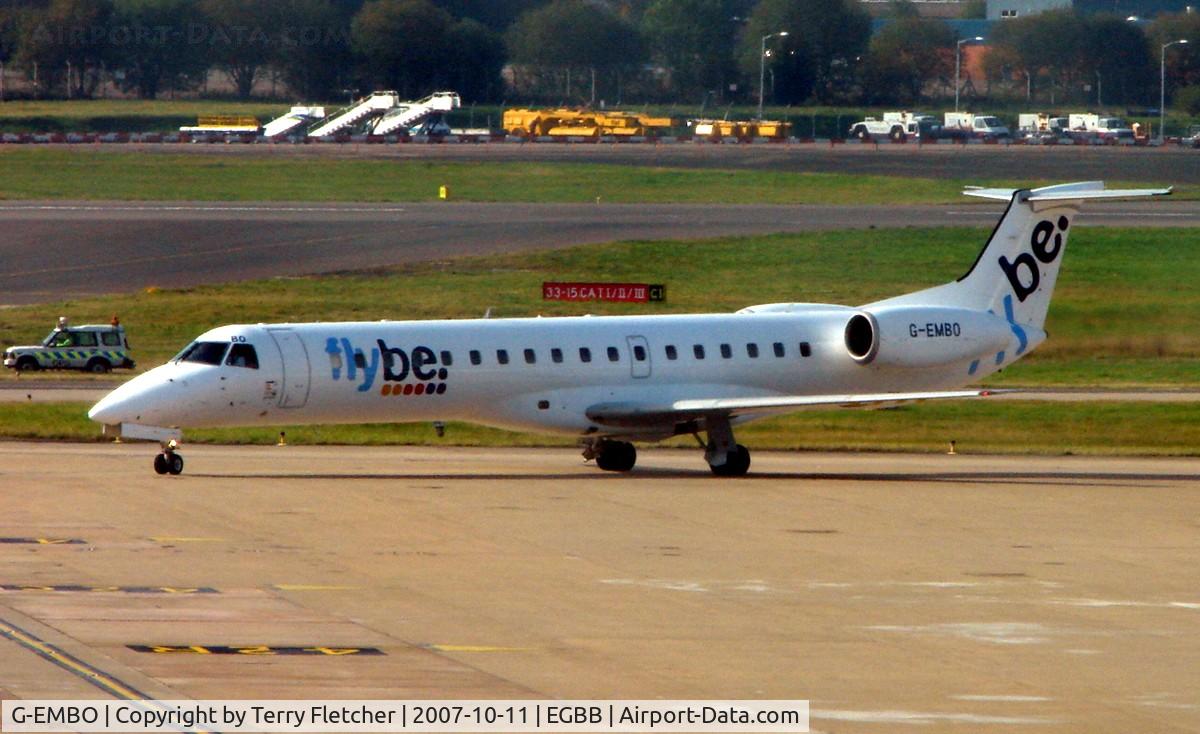 G-EMBO, 2000 Embraer EMB-145EU (ERJ-145EU) C/N 145219, Embraer in the FLYBe colours