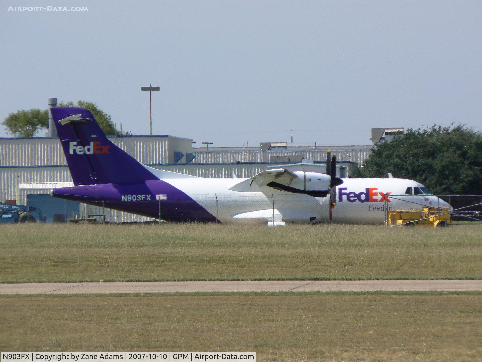 N903FX, 1990 ATR 42-320 C/N 179, Federal Express at Eurocopter Grand Prairie, TX