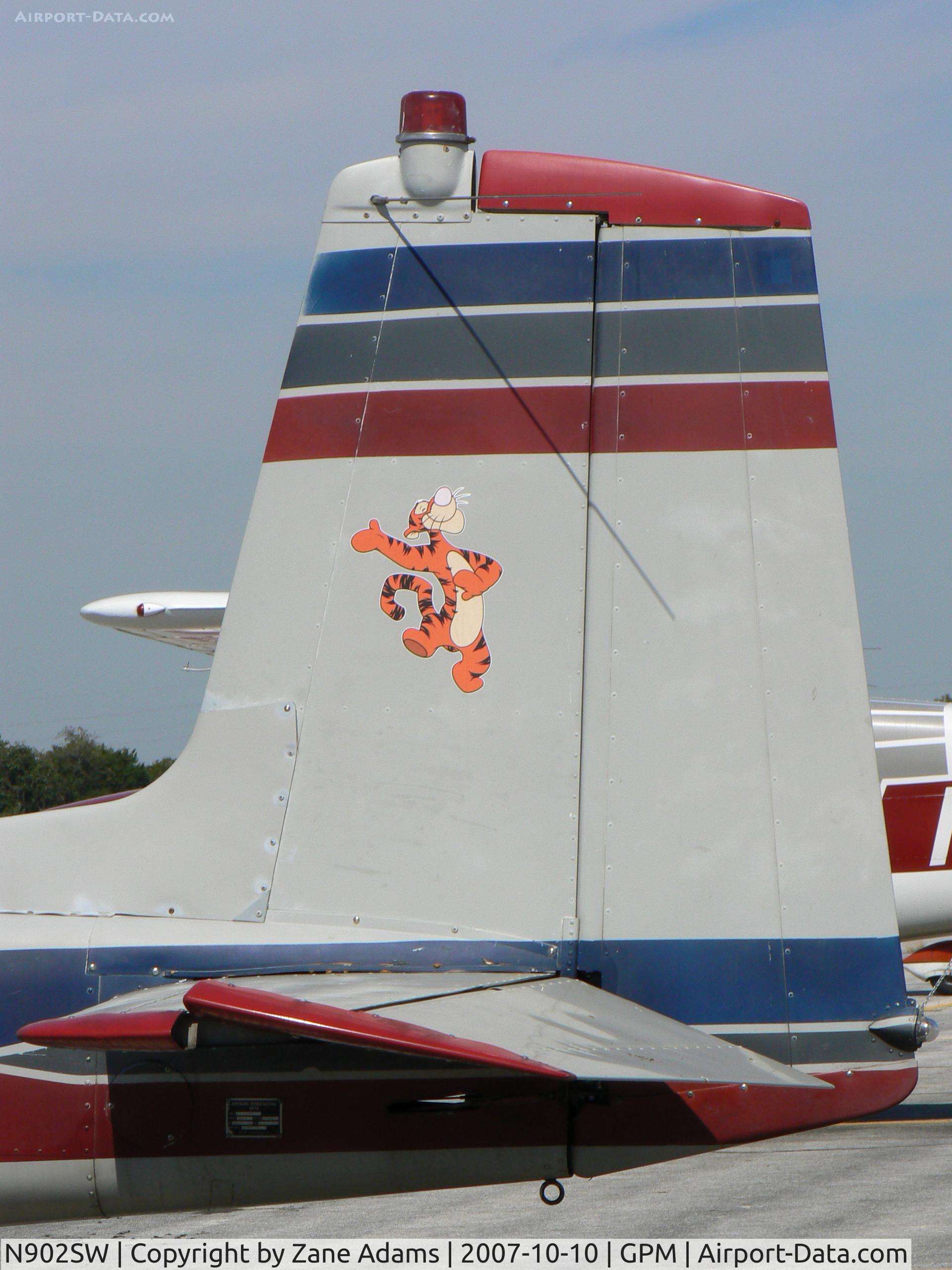 N902SW, 1964 Cessna 150E C/N 15061144, Tigger on the tail!