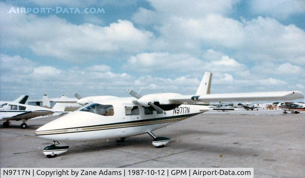 N9717N, Partenavia P-68B C/N Not found N9717N, On the ramp at Grand Prairie