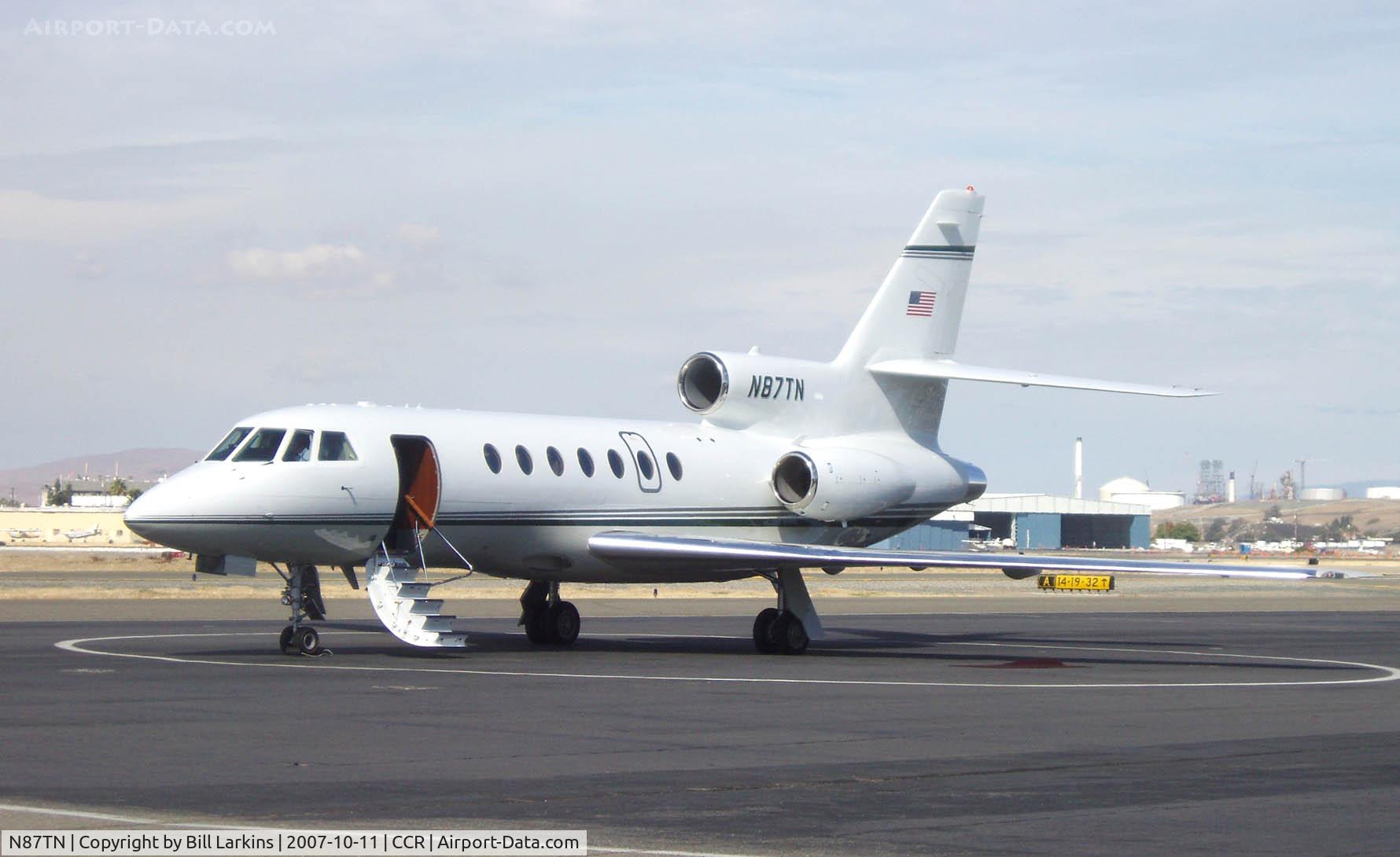 N87TN, 1991 Dassault Falcon 50 C/N 224, Visitor from Texas.