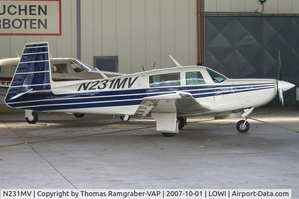 N231MV, 1980 Mooney M20K C/N 250457, Mooney M20