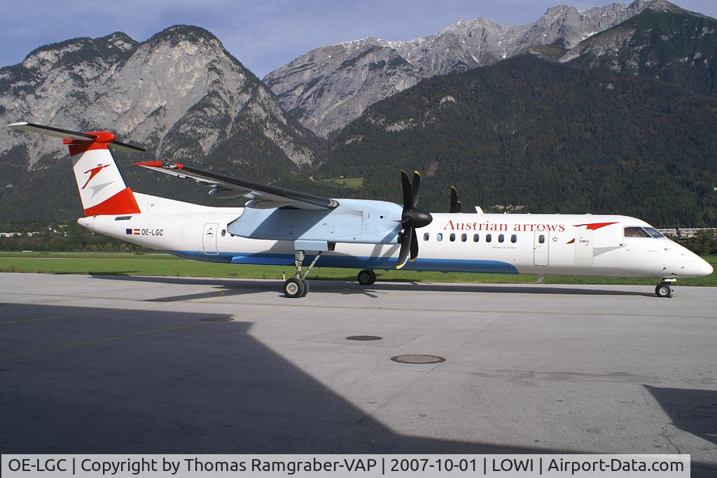 OE-LGC, 2000 De Havilland Canada DHC-8-402Q Dash 8 C/N 4026, Austrian Arrows DeHavilland Canada Dash 8-400