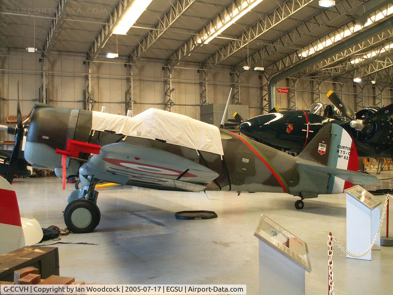 G-CCVH, 1939 Curtiss H-75A-1 C/N 12881, Curtiss H75-C.1/Duxford