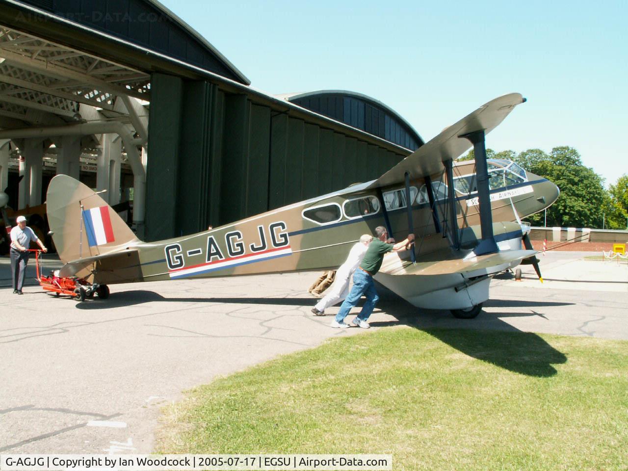 G-AGJG, 1941 De Havilland DH-89A Dominie/Dragon Rapide C/N 6517, DH-89A Rapide/Duxford