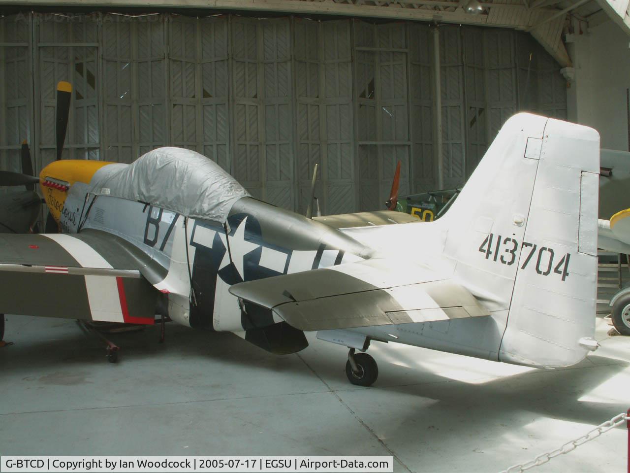 G-BTCD, 1944 North American P-51D Mustang C/N 122-39608, North American P-51D/Duxford