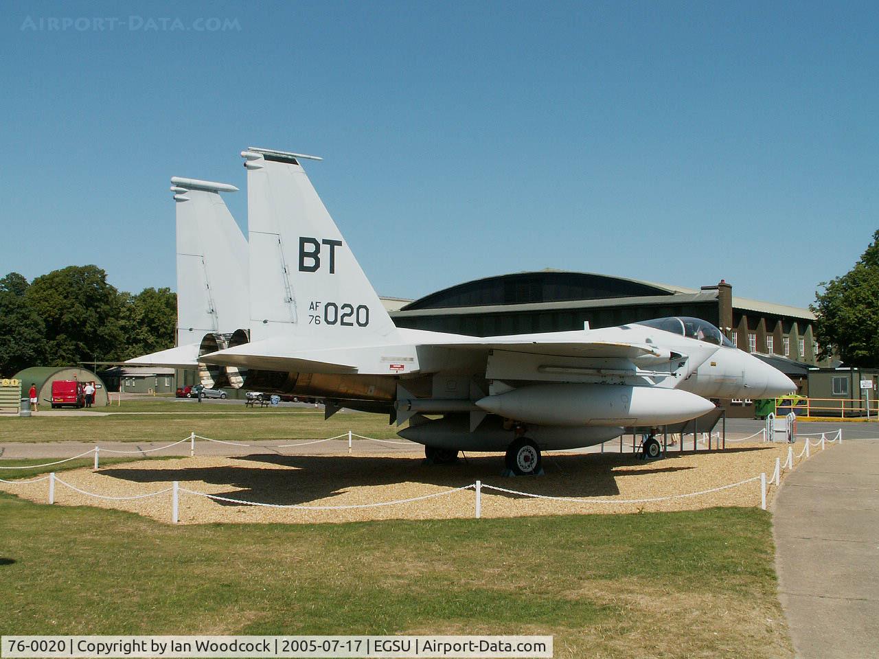 76-0020, 1976 McDonnell Douglas F-15A Eagle C/N 0199/A172, McDonnell-Douglas F-15A/Preserved/Duxford