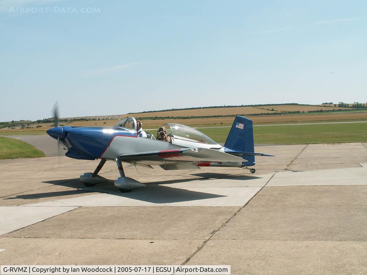 G-RVMZ, 2001 Vans RV-8 C/N PFA 303-13395, VANS RV-8/Duxford