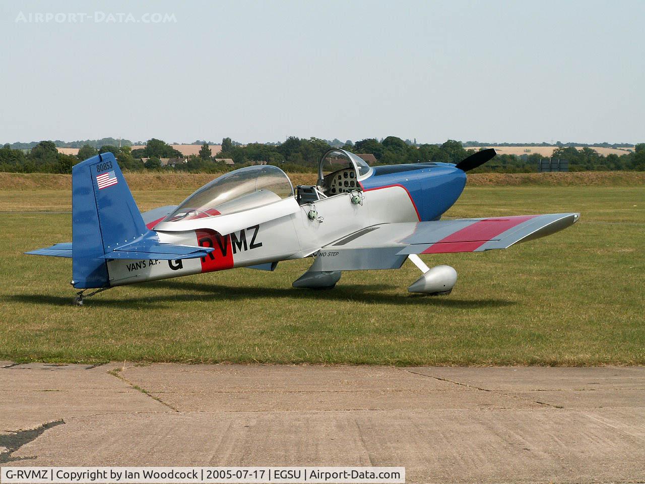 G-RVMZ, 2001 Vans RV-8 C/N PFA 303-13395, VANS RV-8/Duxford