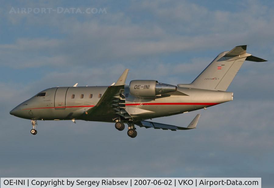 OE-INI, Canadair Challenger 604 (CL-600-2B16) C/N 5595, Canadair CL 600-2B16