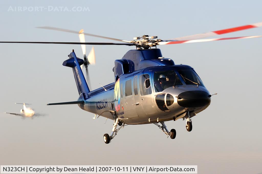 N323CH, 1980 Sikorsky S-76A C/N 760095, 1980 Sikorsky S-76 N323CH operated by Helinet for Children's Hospital of Los Angeles.