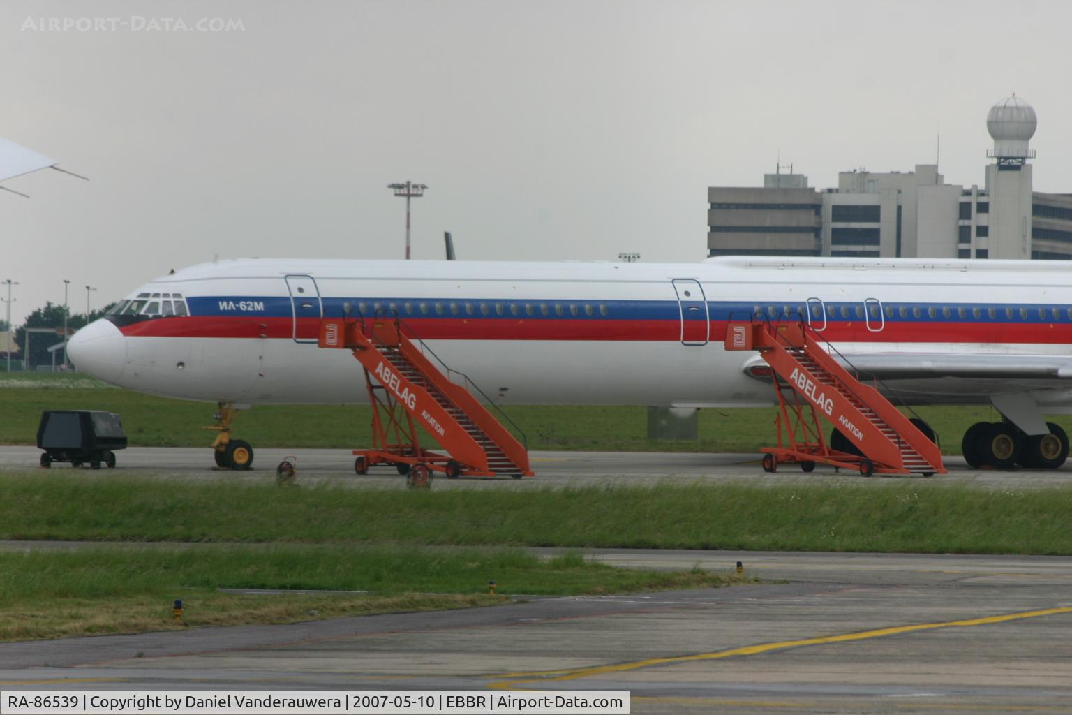 RA-86539, 1983 Ilyushin Il-62M C/N 2344615, ABELAG apron