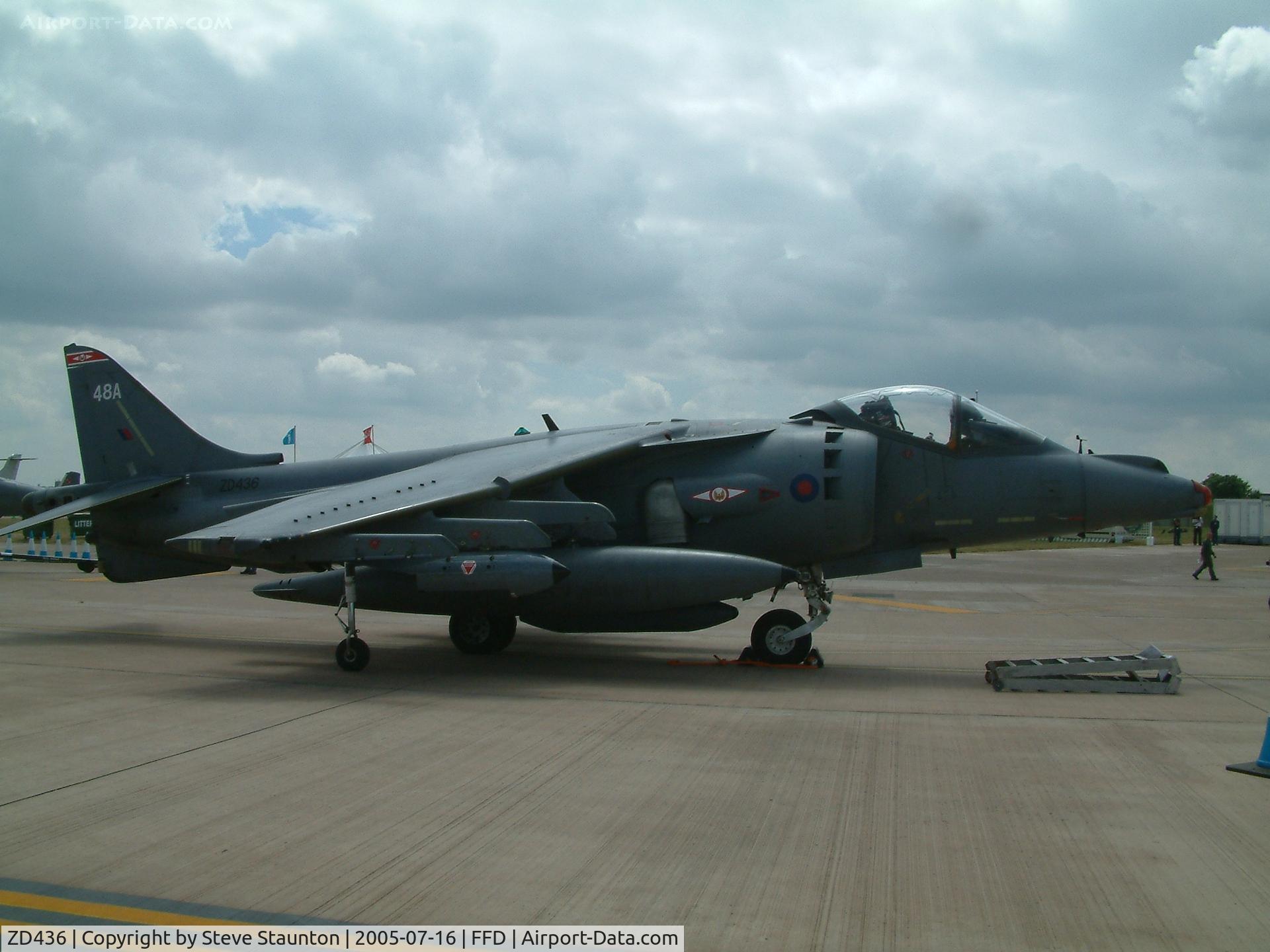 ZD436, British Aerospace Harrier GR.7A C/N P48, Royal International Air Tattoo 2005