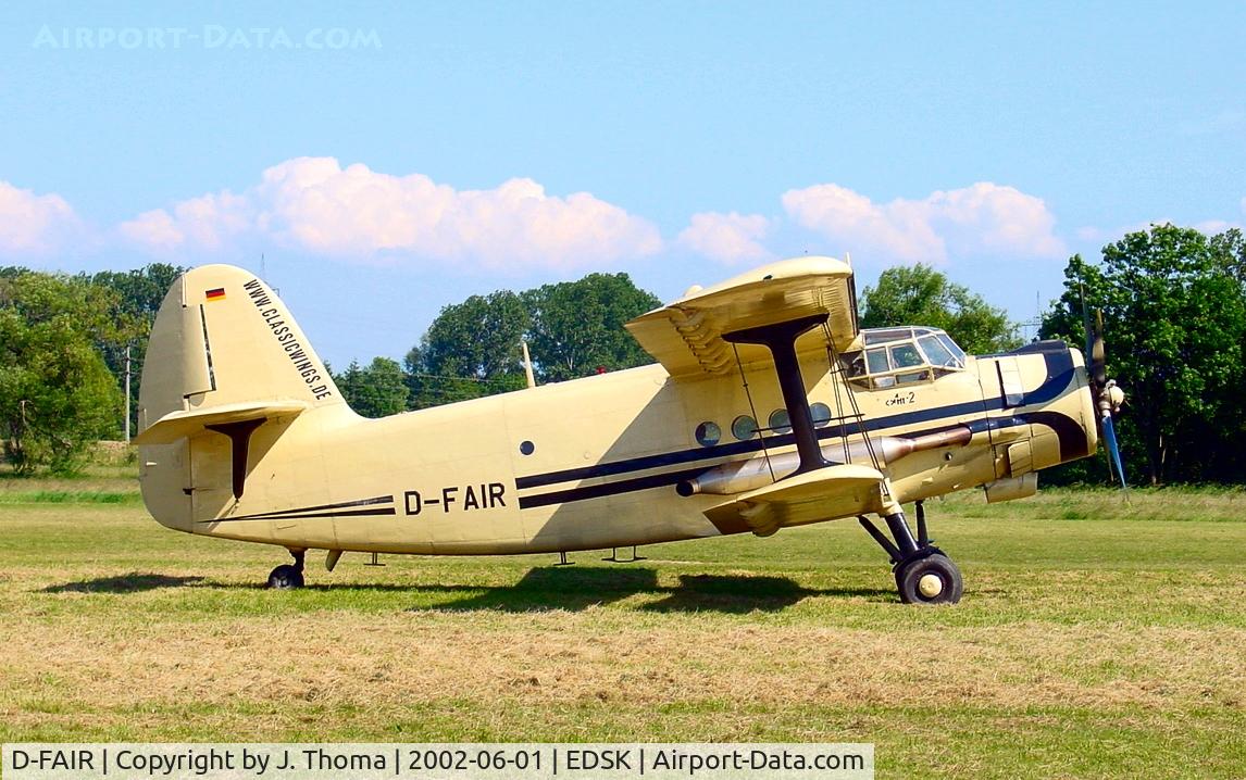 D-FAIR, 1956 Antonov An-2 C/N 172(473)05/1G17205, Antonov AN-2