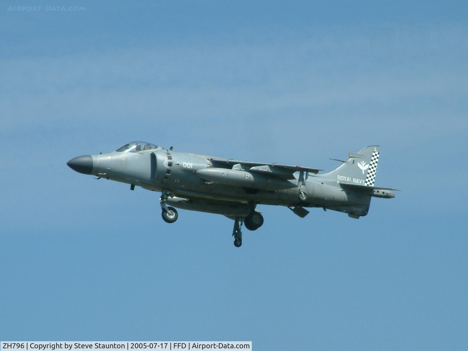 ZH796, 1995 British Aerospace Sea Harrier F/A.2 C/N NB01, Royal International Air Tattoo 2005