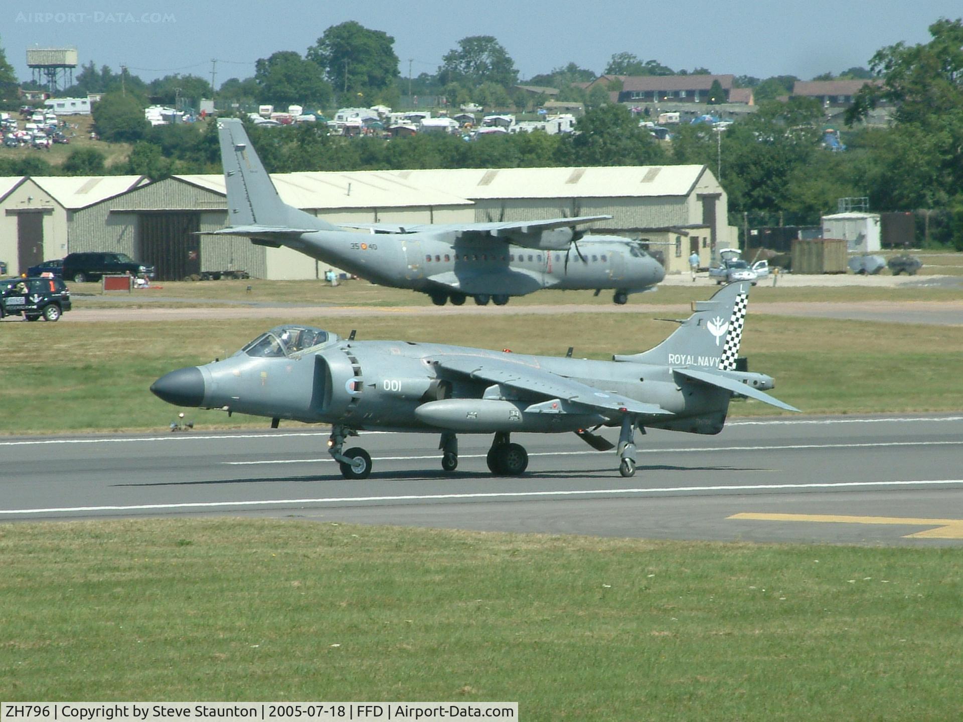 ZH796, 1995 British Aerospace Sea Harrier F/A.2 C/N NB01, Royal International Air Tattoo 2005