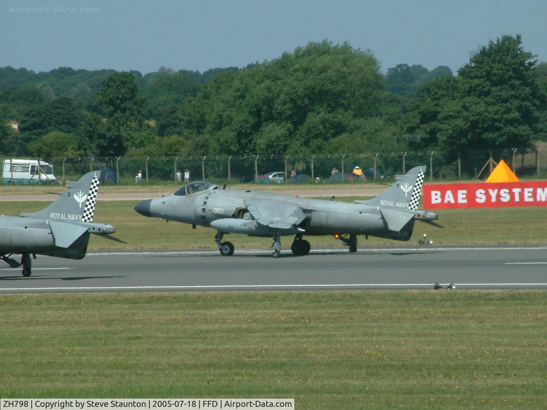 ZH798, British Aerospace Sea Harrier F/A.2 C/N NB03, Royal International Air Tattoo 2005