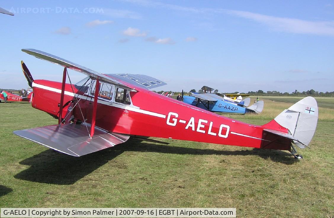 G-AELO, 1936 De Havilland DH.87B Hornet Moth C/N 8105, Hornet Moth at the Turweston fly-in