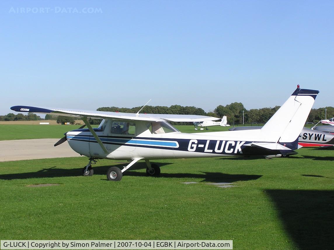 G-LUCK, 1975 Reims F150M C/N 1238, Cessna F150M at Sywell