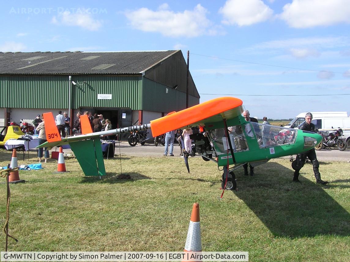 G-MWTN, 1991 CFM Shadow Series CD C/N K153, Cook Flying Machines Shadow at Turweston