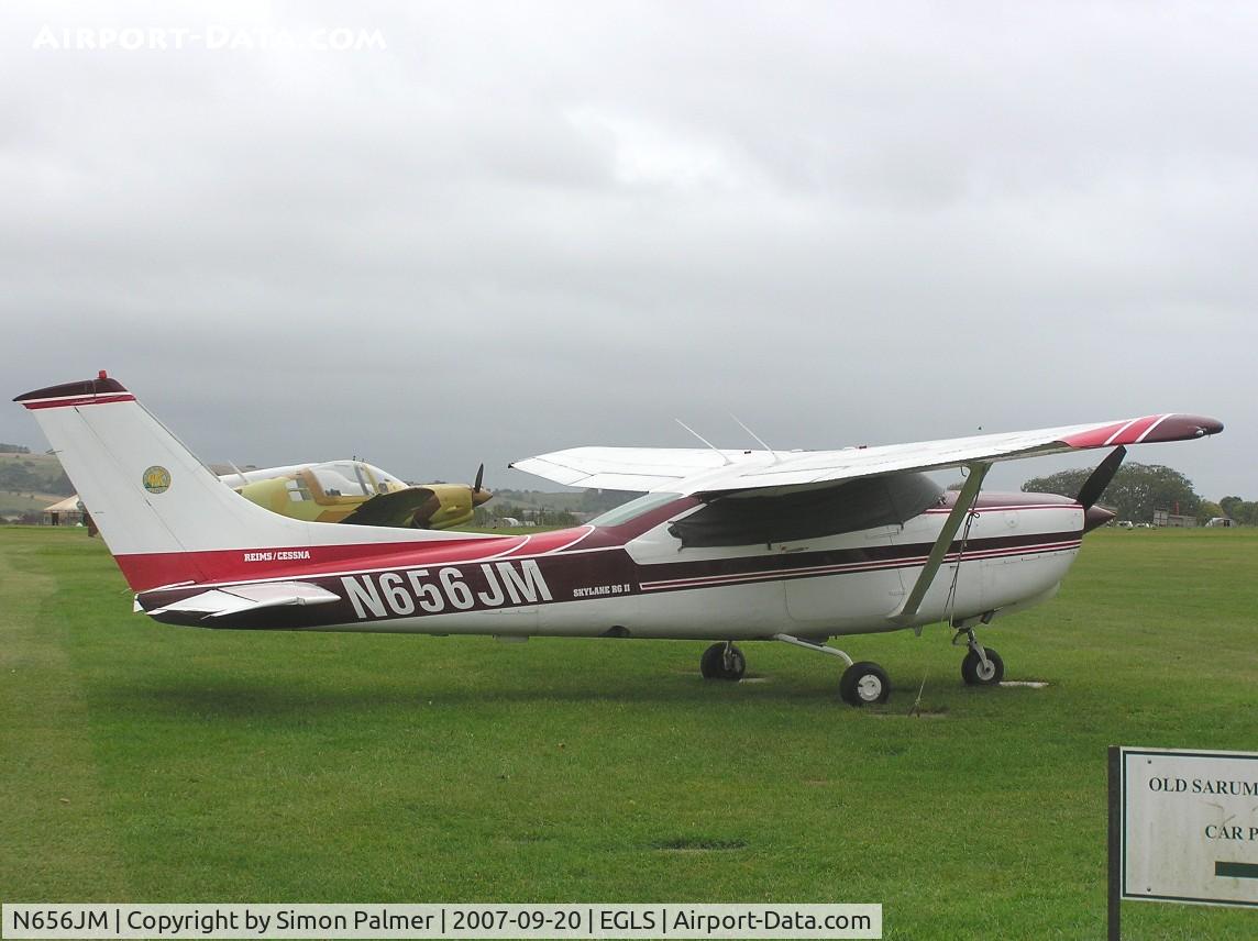 N656JM, 1980 Reims FR182 C/N FR182-00049, Skylane RG at OLd Sarum airfield
