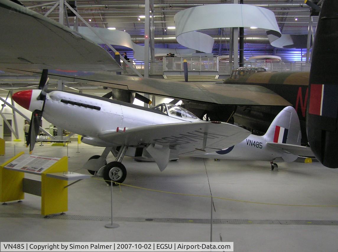 VN485, Supermarine 356 Spitfire F.24 C/N SMAF.21567, Spitfire F24 exhibited at Duxford Museum