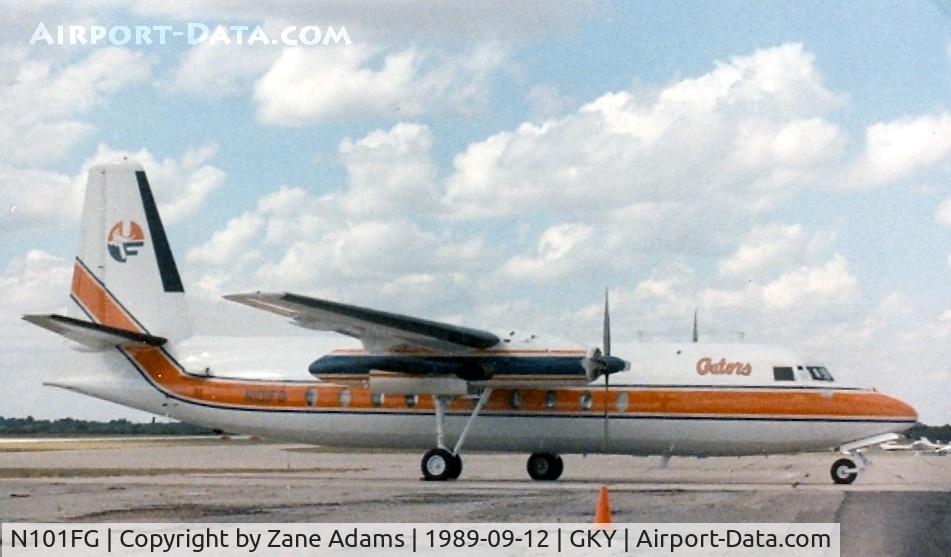 N101FG, 1958 Fairchild F-27 C/N 16, Fokker F27 - University of Florida paint