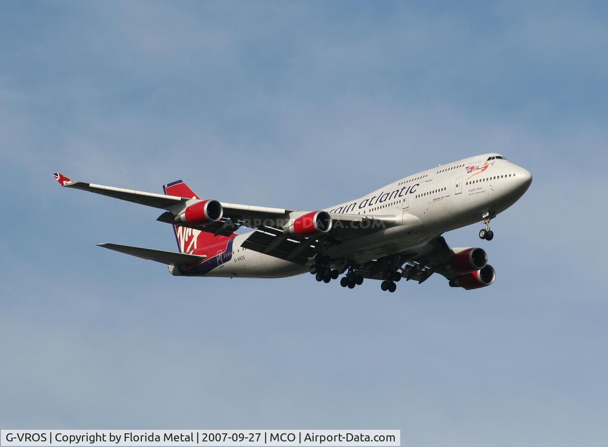 G-VROS, 2001 Boeing 747-443 C/N 30885, Virgin