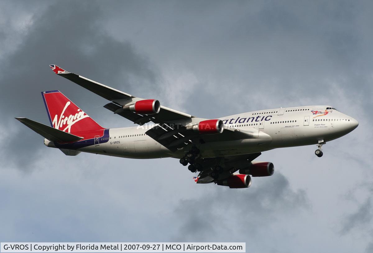 G-VROS, 2001 Boeing 747-443 C/N 30885, Virgin