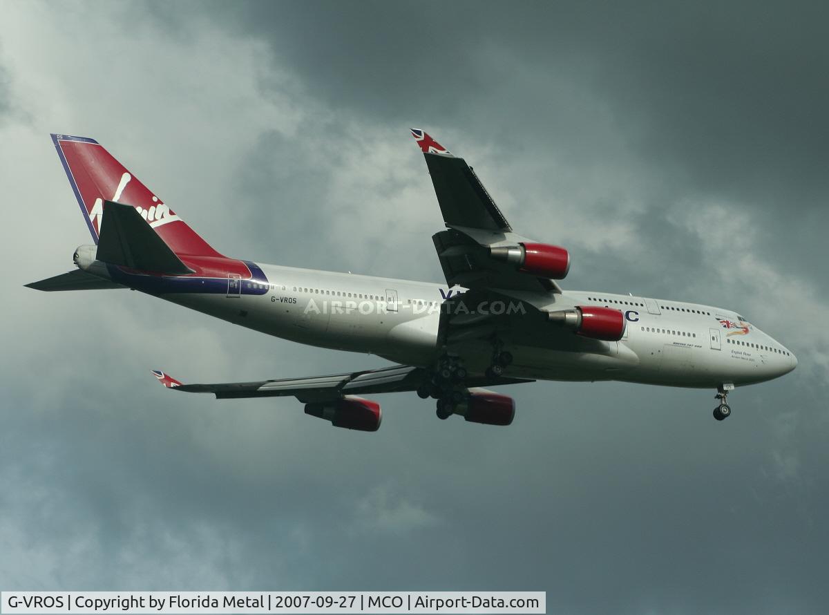 G-VROS, 2001 Boeing 747-443 C/N 30885, Virgin