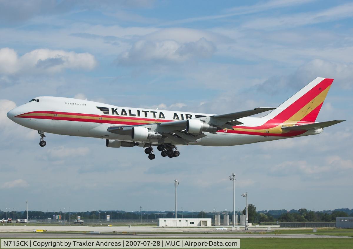 N715CK, 1982 Boeing 747-209B C/N 22447, on short finals to MUC