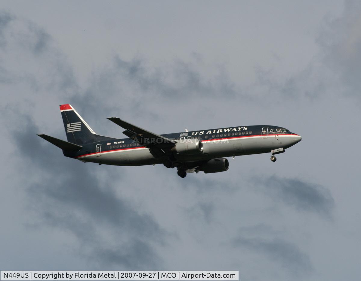 N449US, 1990 Boeing 737-4B7 C/N 24893, US
