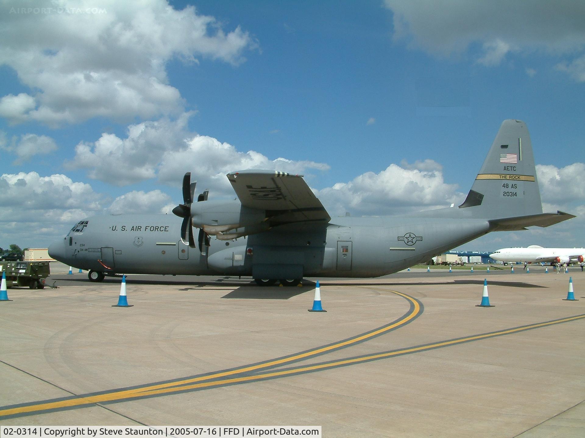 02-0314, Lockheed CC-130J Hercules C/N 382-5545, Royal International Air Tattoo 2005