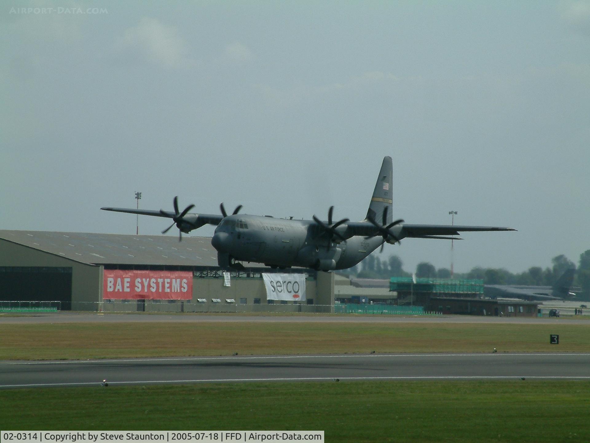 02-0314, Lockheed CC-130J Hercules C/N 382-5545, Royal International Air Tattoo 2005