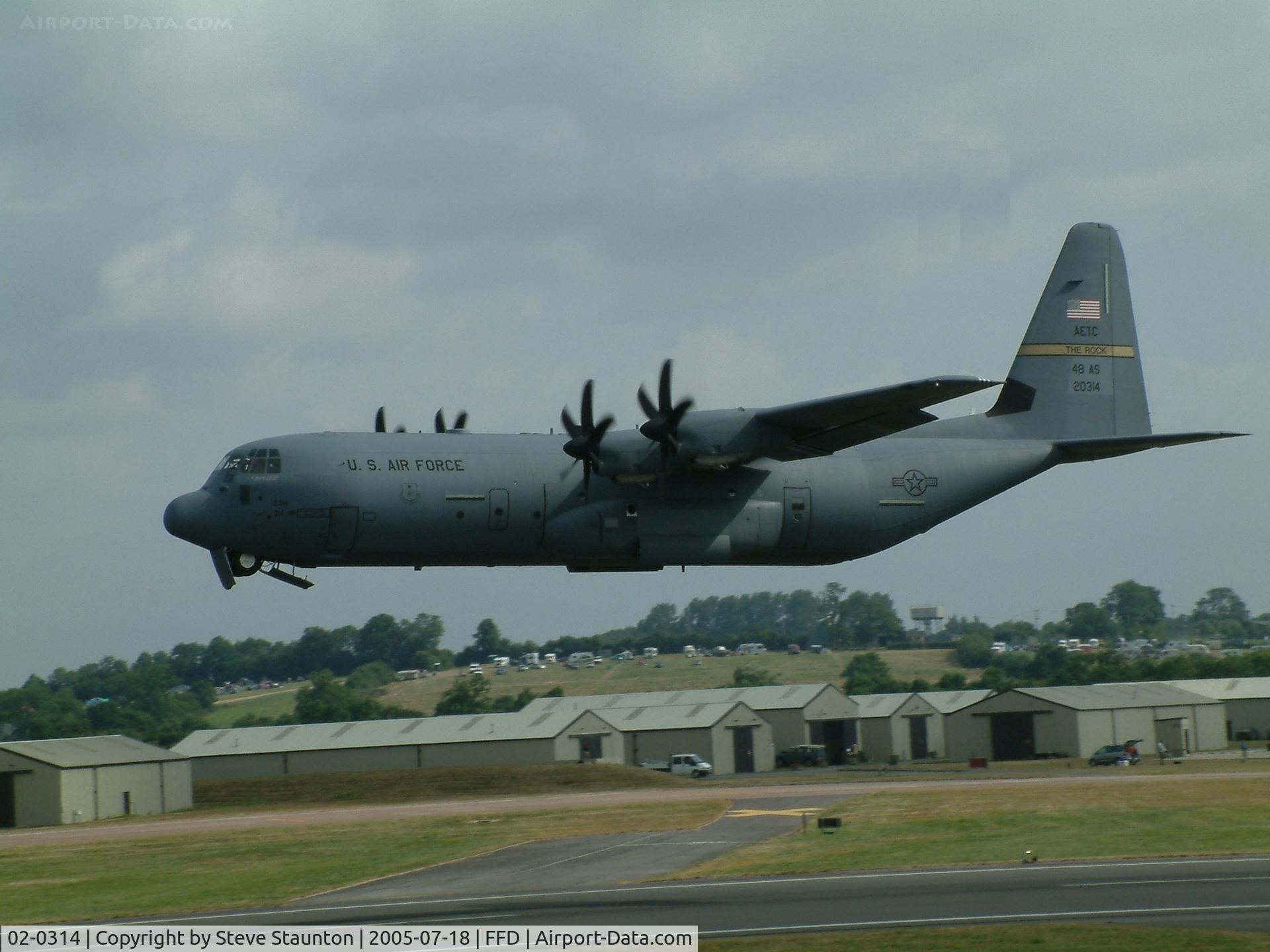 02-0314, Lockheed CC-130J Hercules C/N 382-5545, Royal International Air Tattoo 2005