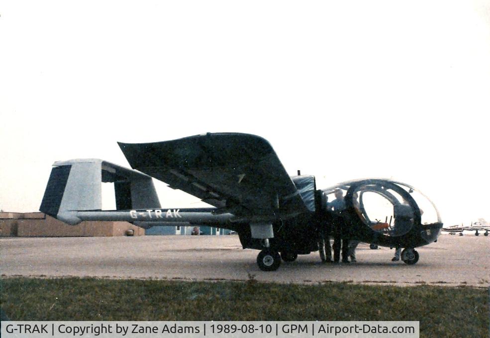 G-TRAK, 1984 Optica Industries OA7 Optica C/N 003, On the ramp at Grand Prairie
