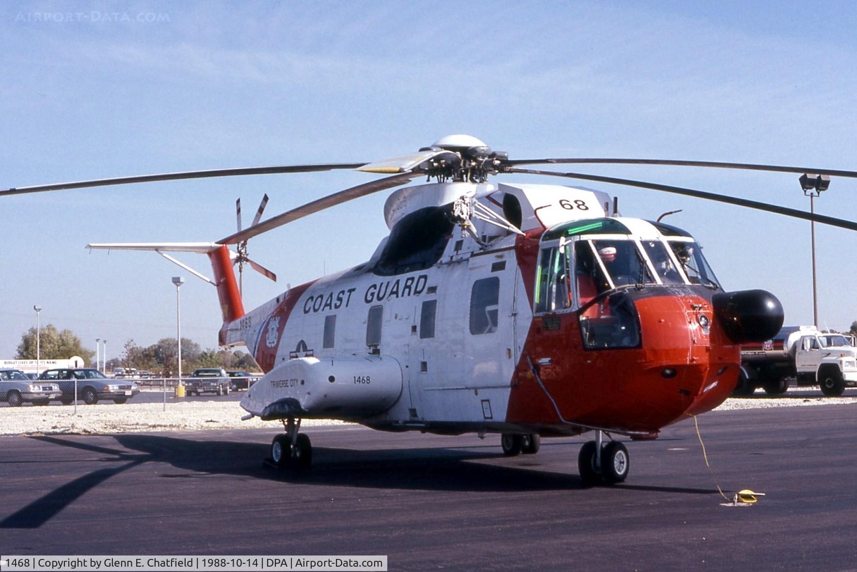 1468, Sikorsky HH-3F Pelican C/N 61630, HH-3F on the north FBO ramp, passing through