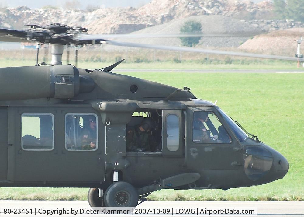 80-23451, 1980 Sikorsky UH-60A Black Hawk C/N 70209, United States Army Black Hawk in Graz