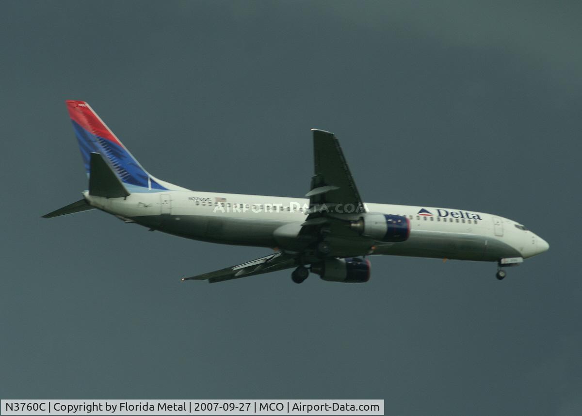 N3760C, 2001 Boeing 737-832 C/N 30816, Delta