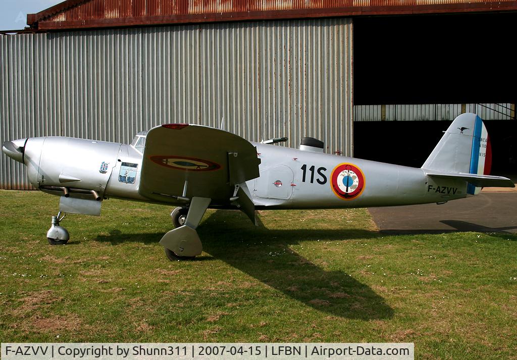F-AZVV, 1959 Nord 1101 Noralpha C/N 15, First engine test after winter maintenance for this very oldest plane...