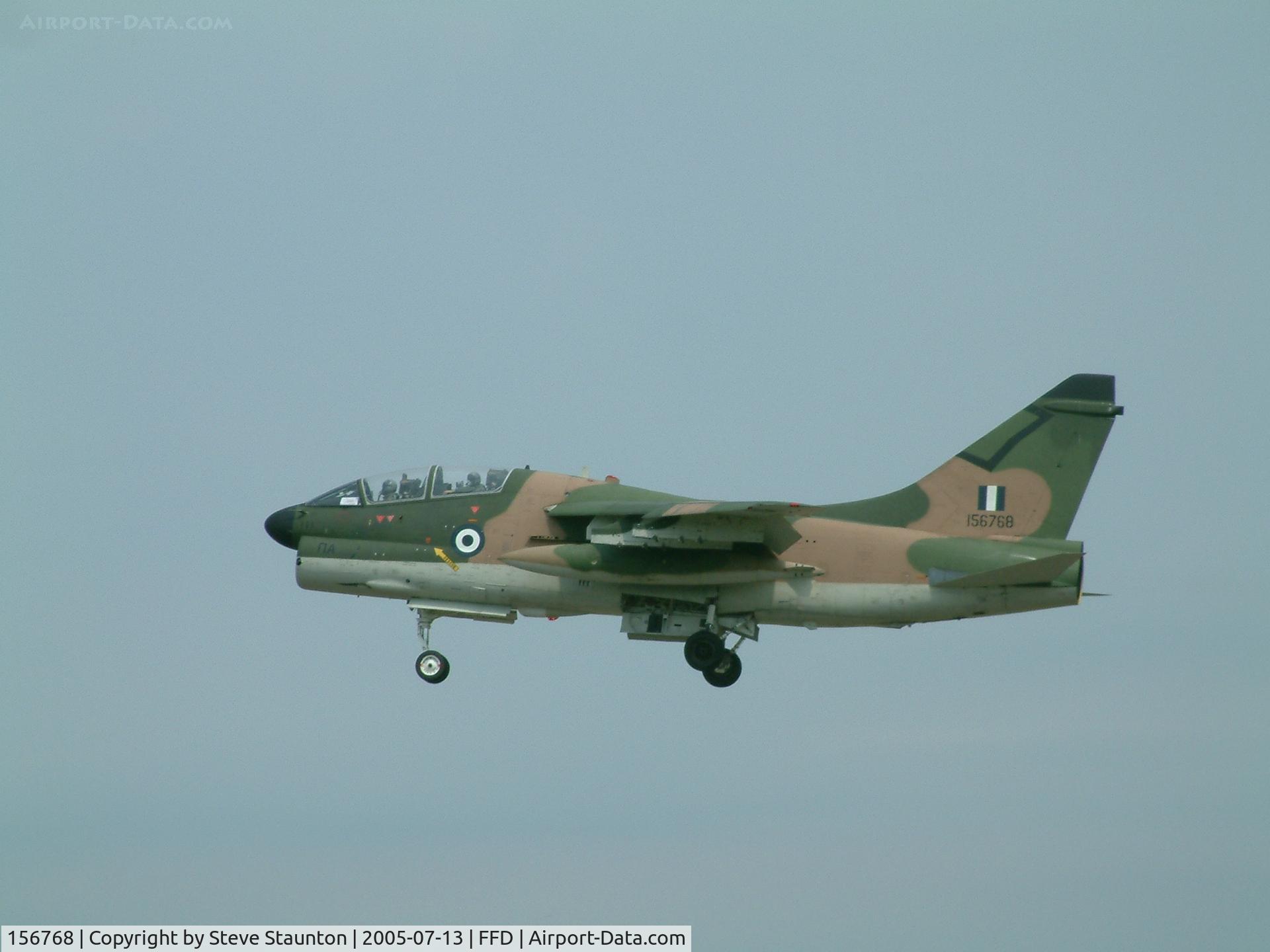 156768, LTV TA-7C Corsair II C/N E-035, Royal International Air Tattoo 2005