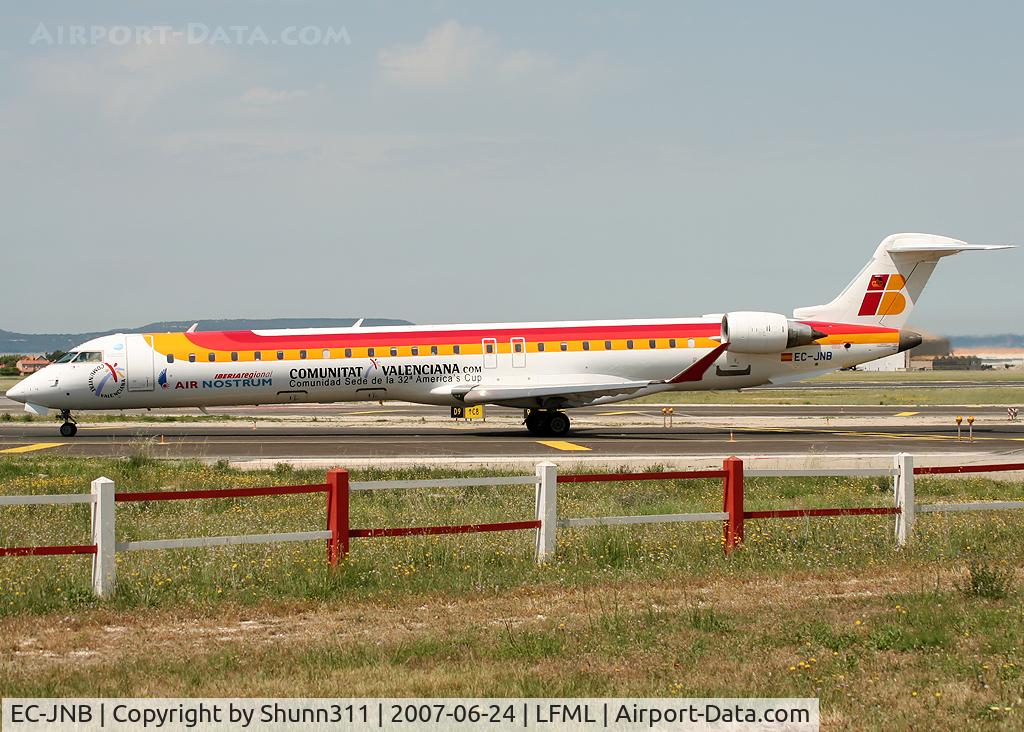 EC-JNB, 2005 Bombardier CRJ-900 (CL-600-2D24) C/N 15057, Line up rwy 32R for departure