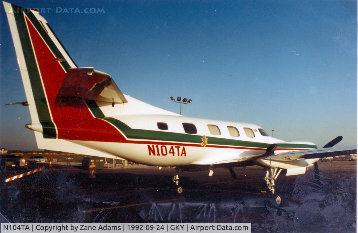 N104TA, 1977 Swearingen SA-226T Merlin IIIA C/N T-289, on the ramp at Arlington Muni