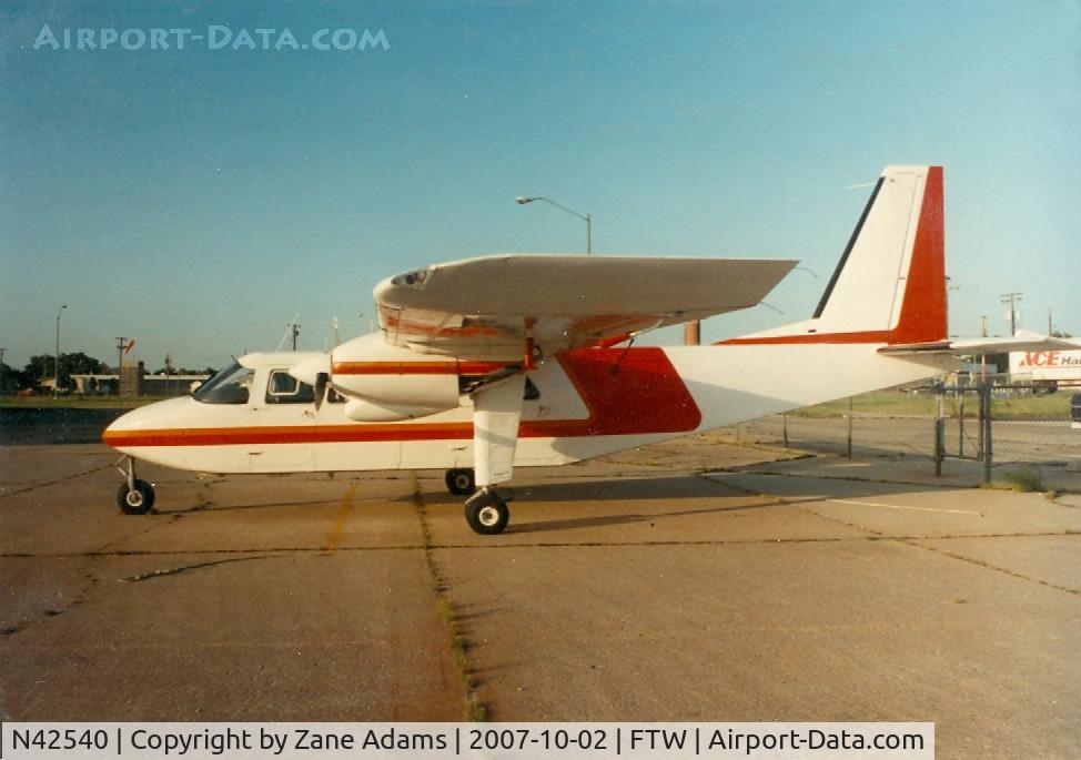 N42540, 1982 Britten-Norman BN-2A-26 Islander C/N 3006, On the ramp at Meacham Field