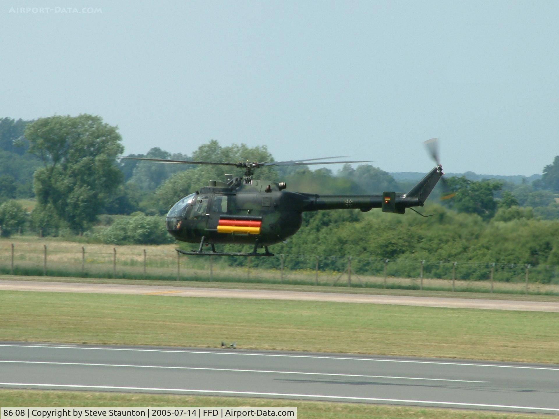 86 08, MBB Bo.105P C/N 6008, Royal International Air Tattoo 2005