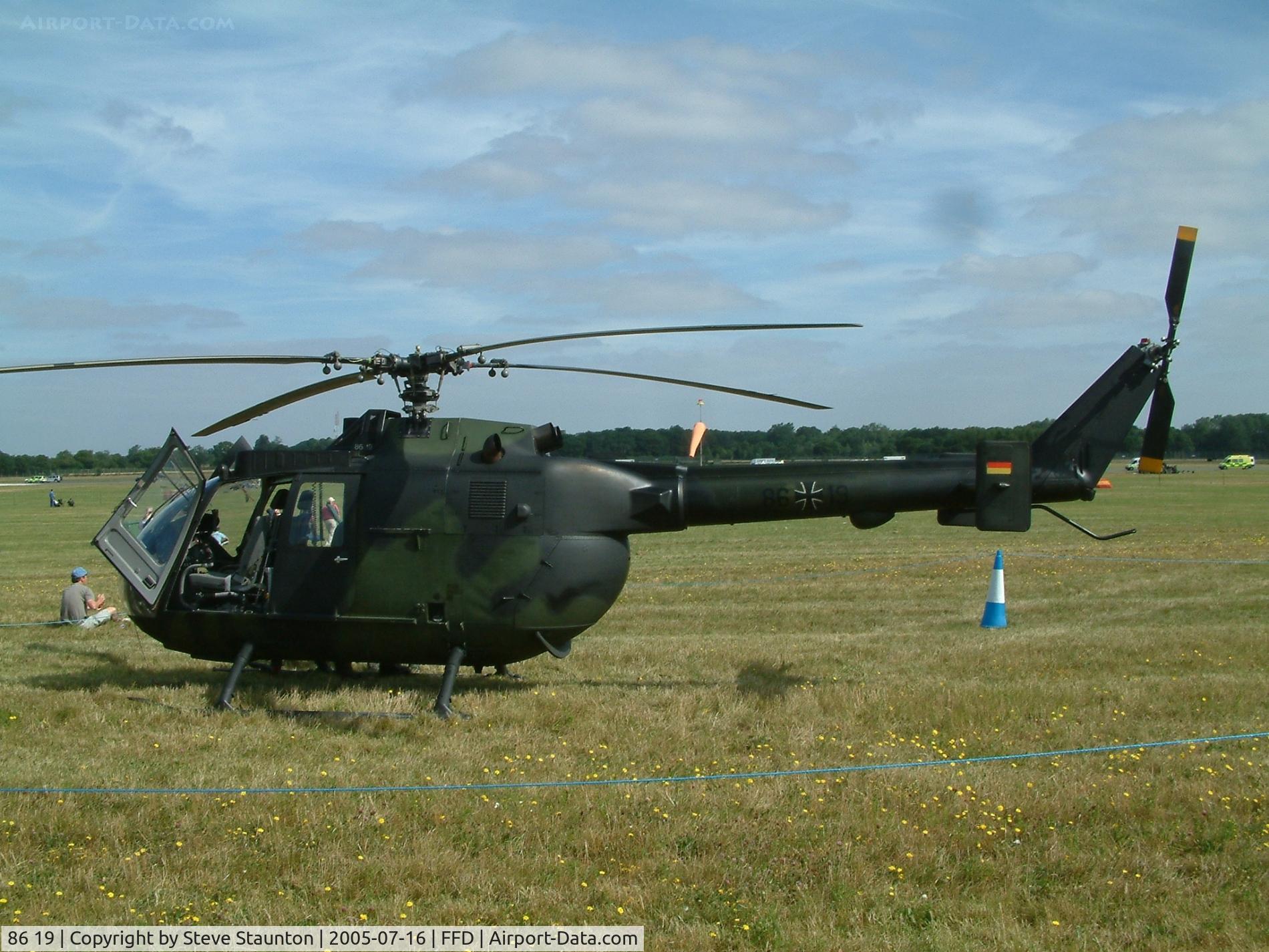 86 19, MBB Bo.105P C/N 6019, Royal International Air Tattoo 2005
