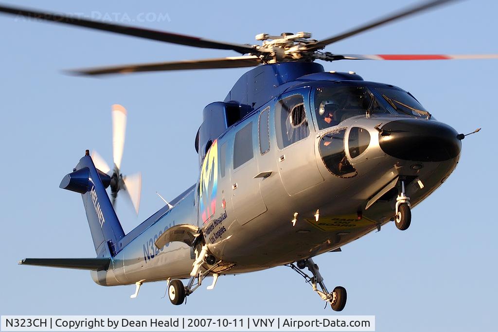 N323CH, 1980 Sikorsky S-76A C/N 760095, 1980 Sikorsky S-76 N323CH operated by Helinet for Children's Hospital of Los Angeles.