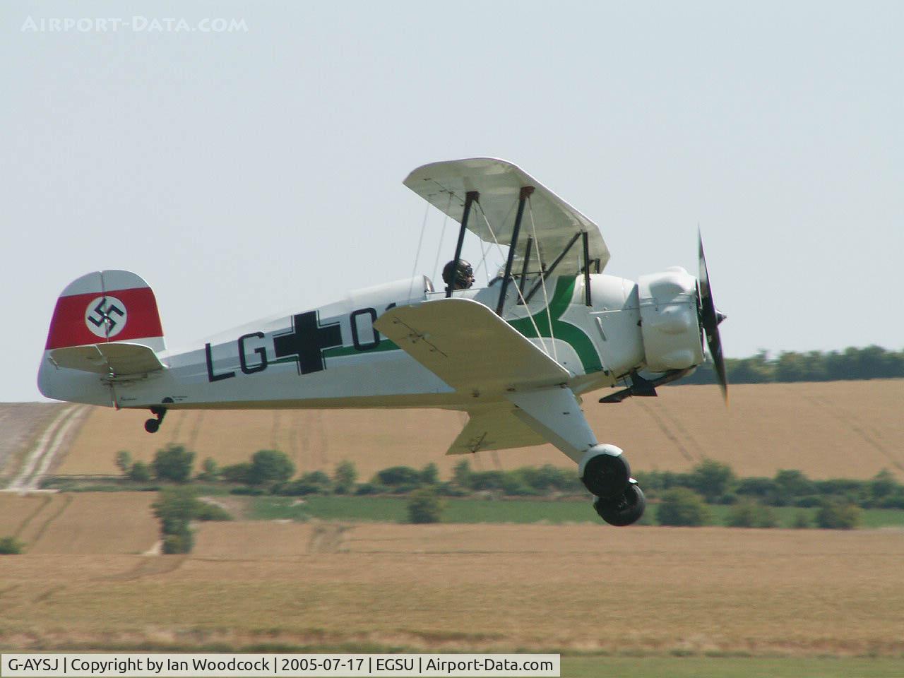 G-AYSJ, 1938 Bucker Bu-133C Jungmeister C/N 38, Bucker Bu-133C Jungmeister/Duxford